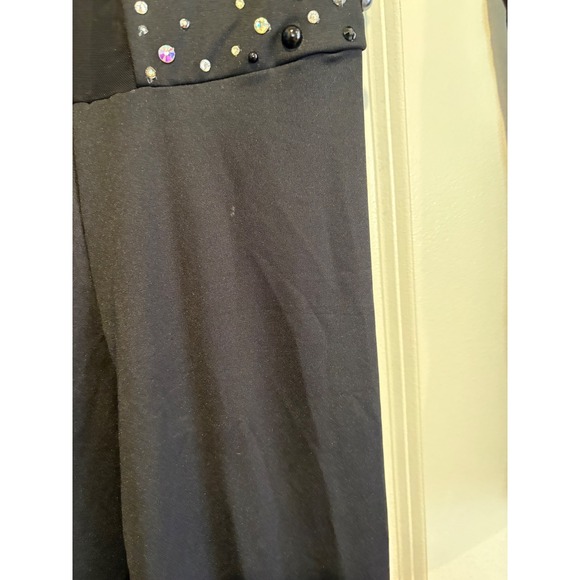 Dance Leotard Performance Wear‎ Black Long Sleeve Gymnastics Unitard Kids M - Picture 13 of 16